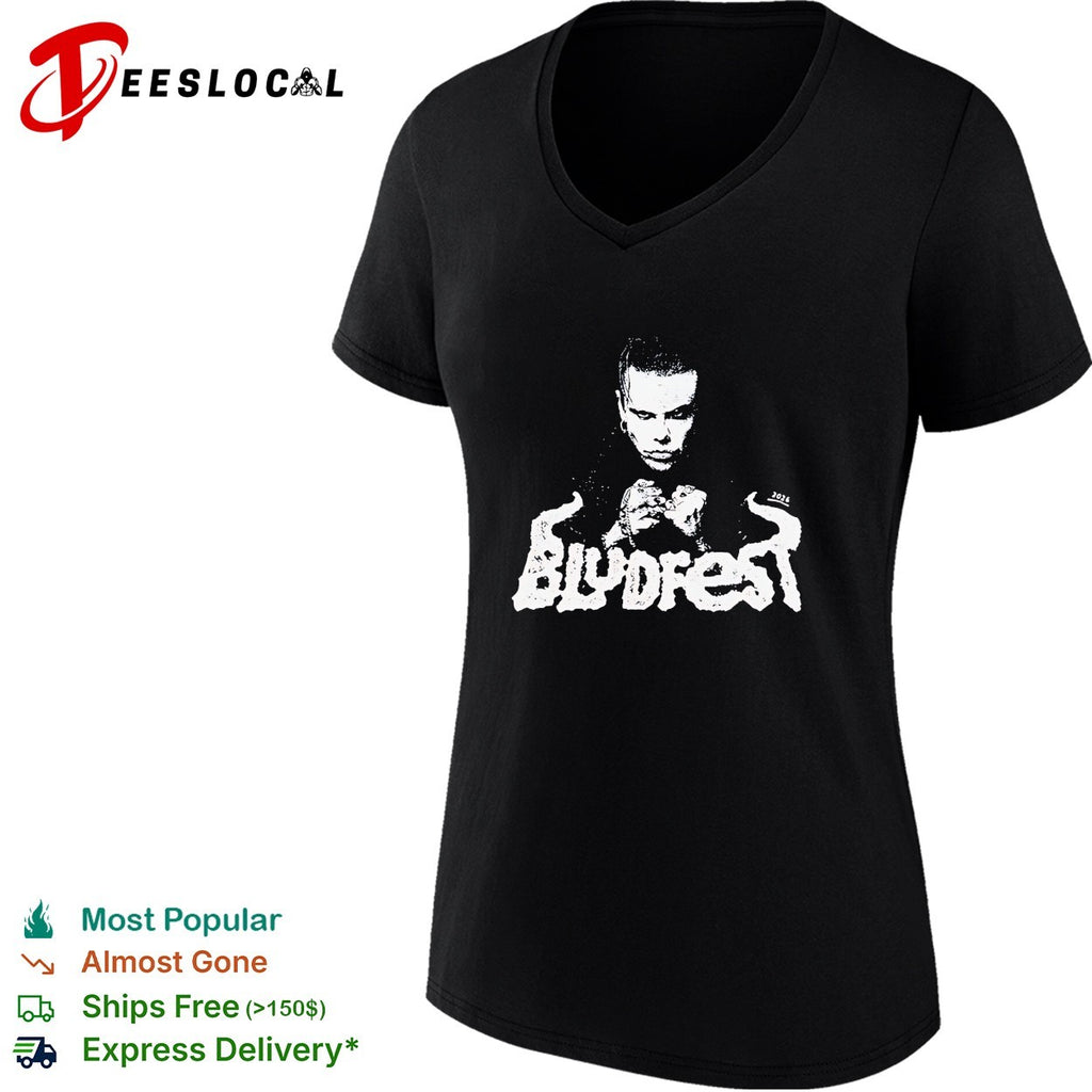 Bludfest 2026 tattooed portrait singer shirt
