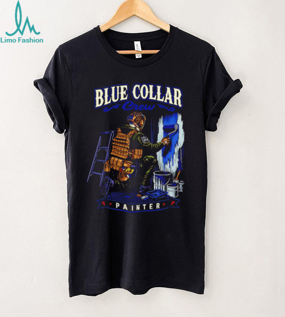 Blue Collar Crew Painter Tactical Workwear Graphic T Shirt