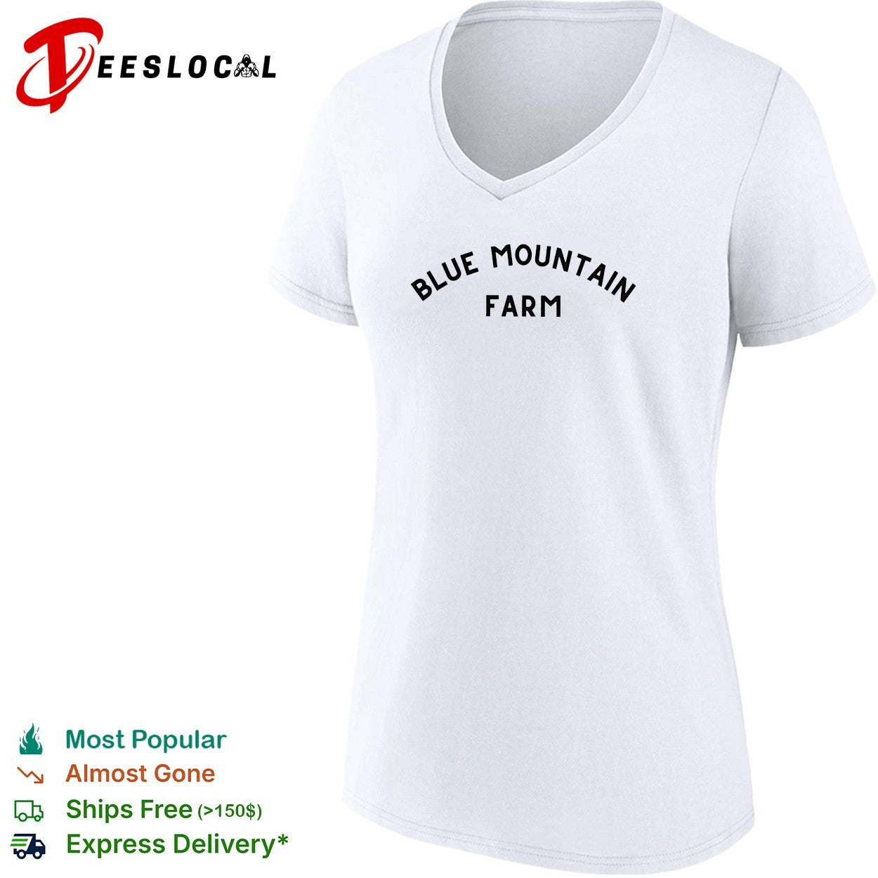 Blue mountain farm shirt