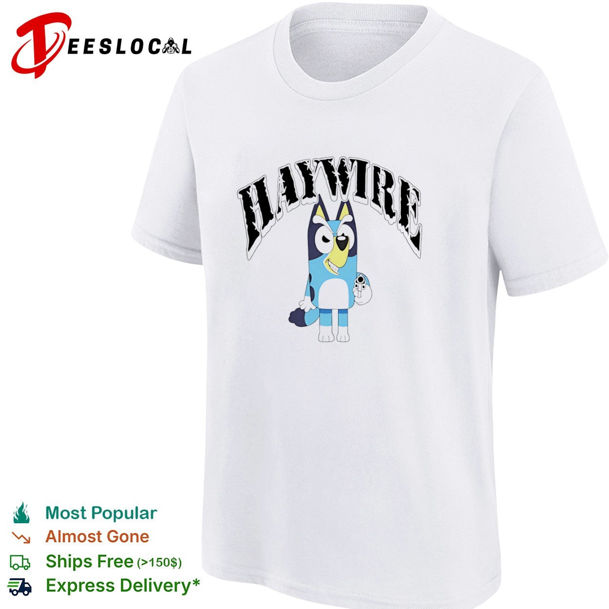 Bluey Hawire cartoon shirt