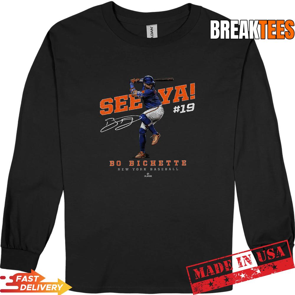 Bo Bichette New York Baseball MLBPA See Ya Shirt