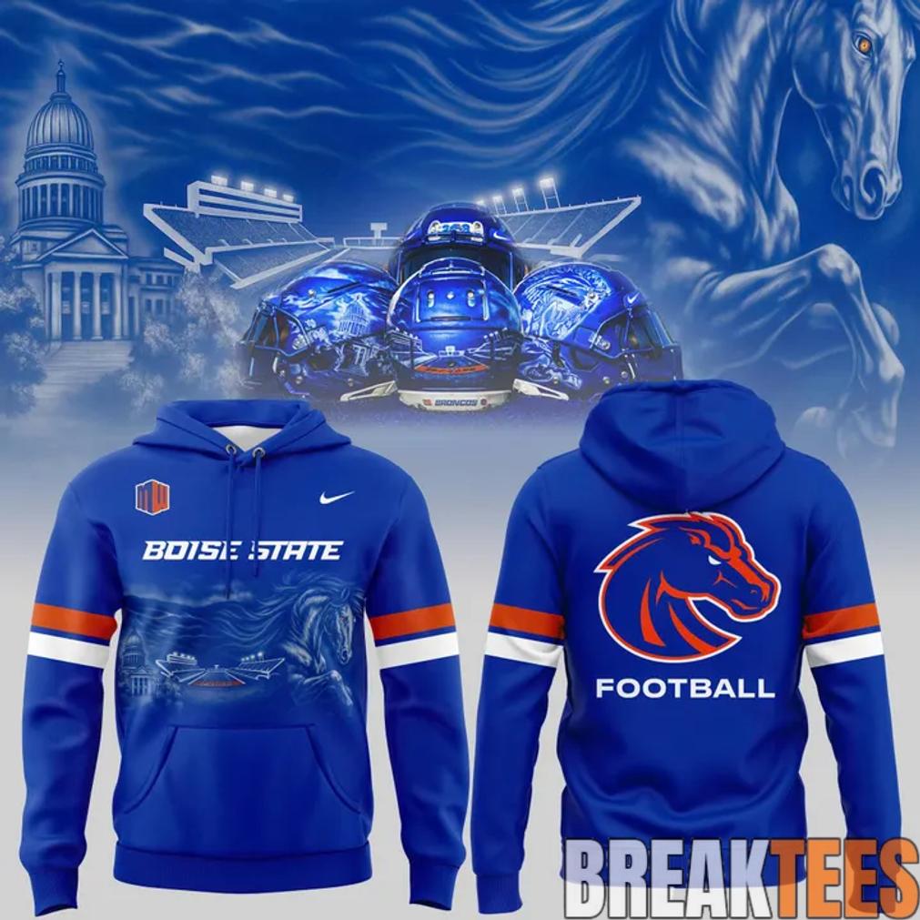 Boise State Broncos Football ‘The Blue and the State of Idaho’ Hoodie