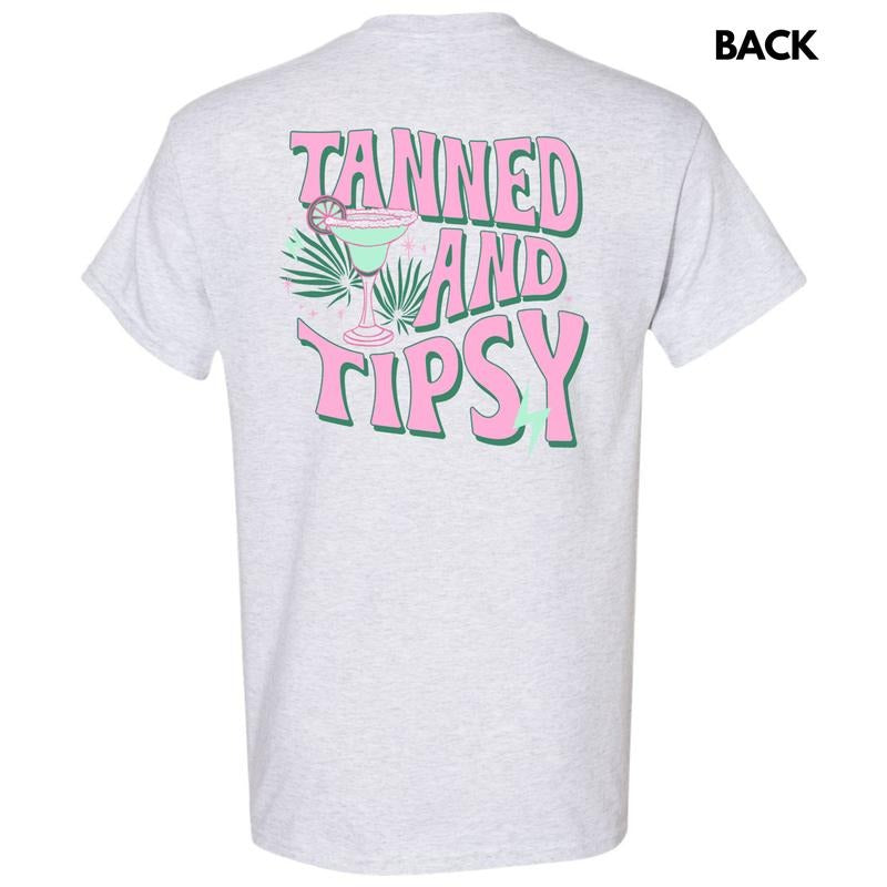 Bold Tanned & Tipsy Gildan Short Sleeve T-Shirt Hoodie, Sweatshirt | PodTeesHub.com