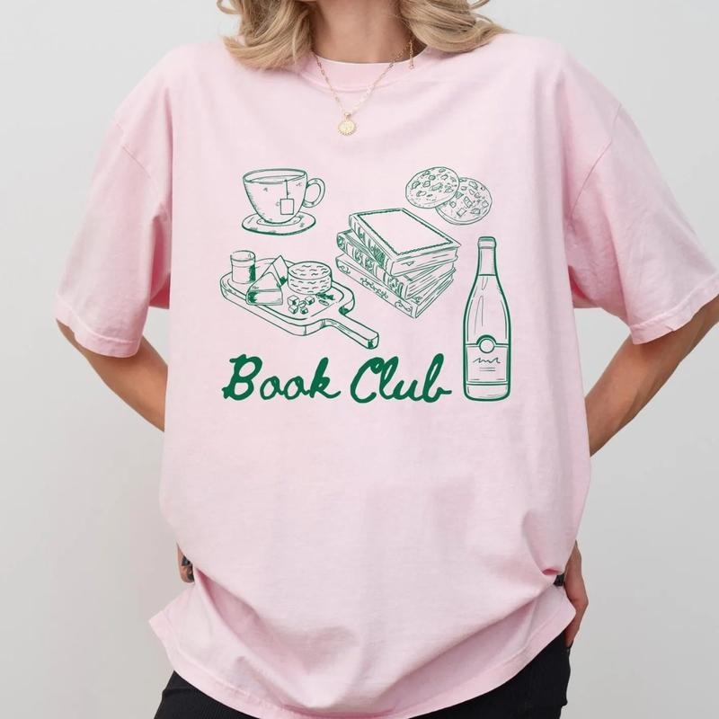Book Club Comfort Color Shirt, Bookworm Tee, Book Club Gift , Book Lover Gift, Bookclub, Bookish Shirt, Reading , Gift...