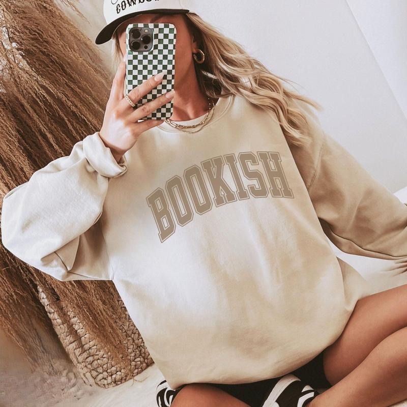 Bookish Sweatshirt Book Lover Tee for Reader Book Club Gift Bookish Crewneck Book Lover Hoodie Librarian Gift