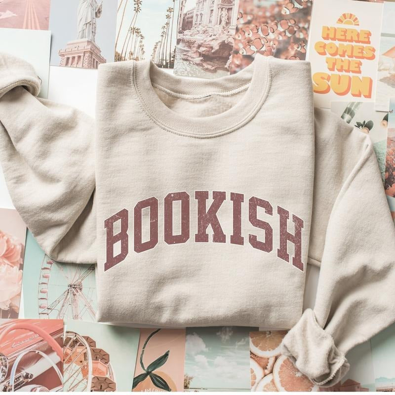 Bookish Sweatshirt, Bookworm Sweatshirt, Book Nerd Shirt, Book Lover Shirt, Bookish Gift, Gift for Book Lover, Librarian...