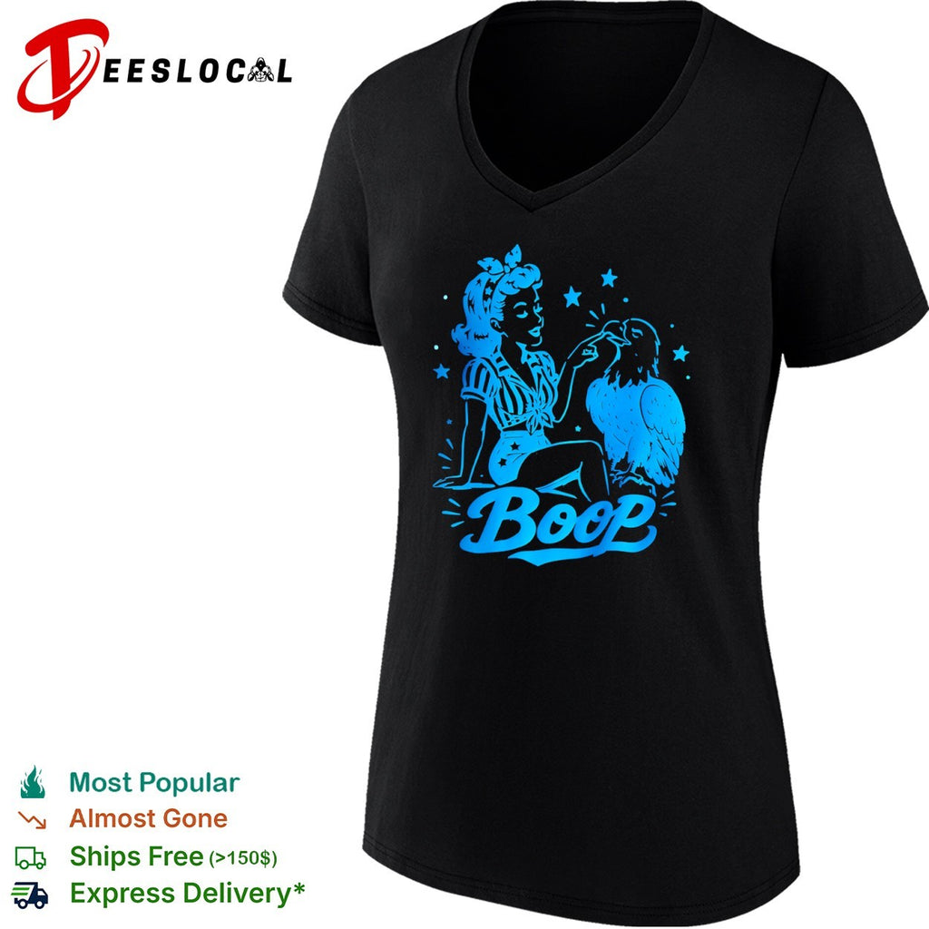 Boop Pinup Patriotic American Eagle Americana retro Shirt