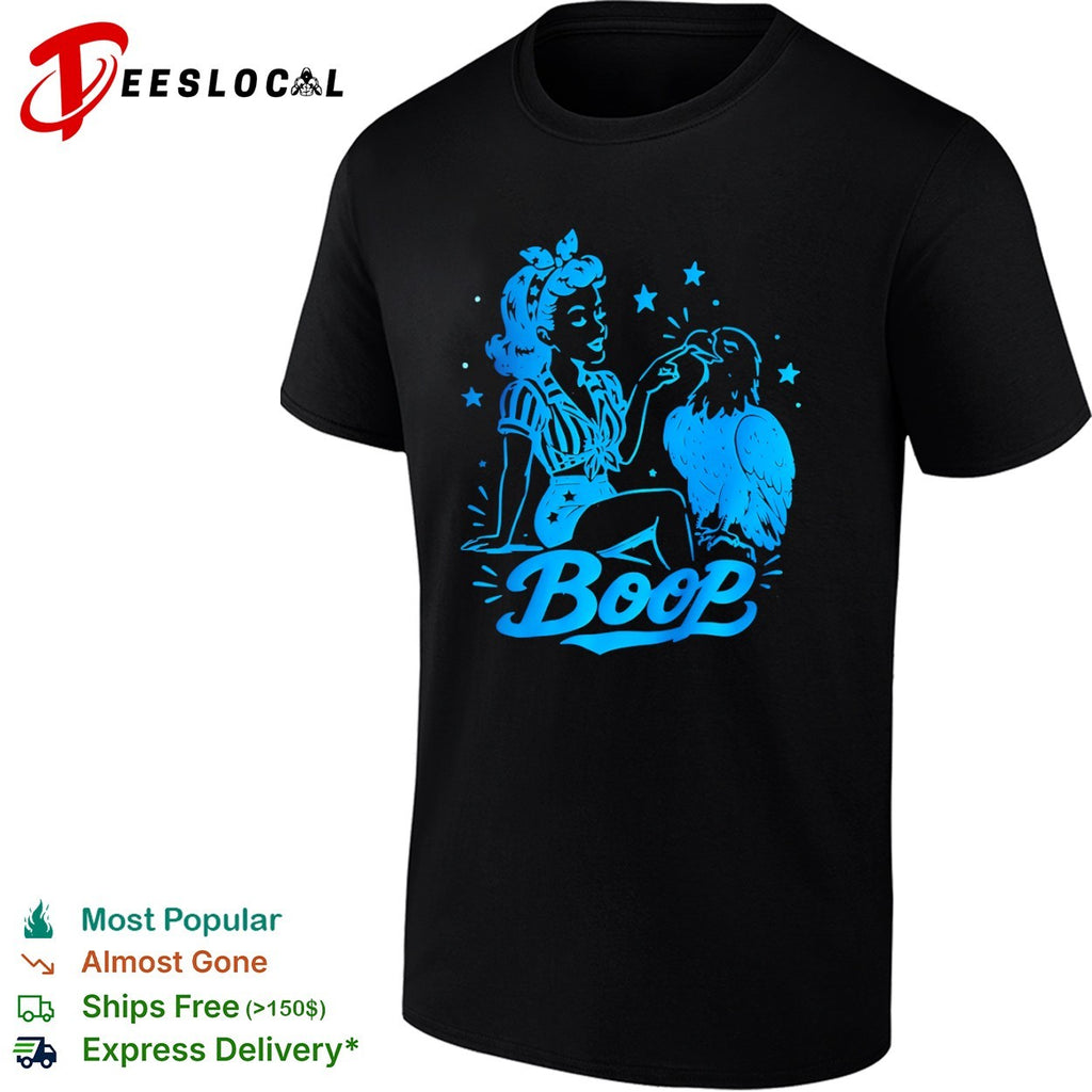 Boop Pinup Patriotic American Eagle Americana retro Shirt