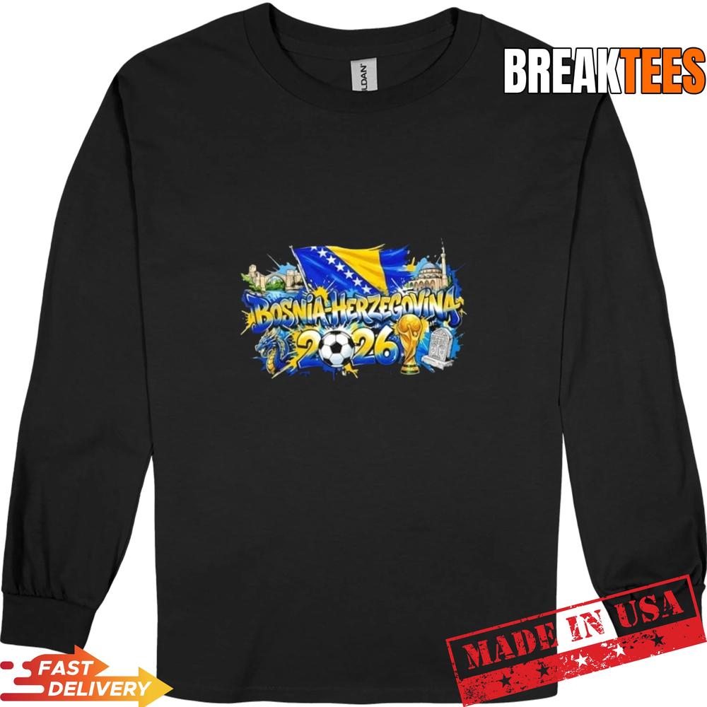Bosnia-Herzegovina North America Soccer Tournament 2026 T-Shirt