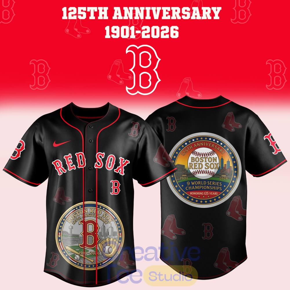 Boston Red Sox 125th Anniversary Baseball Jersey