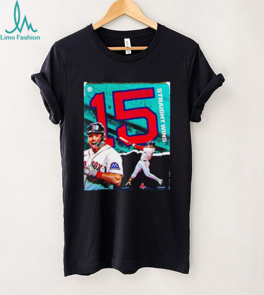Boston Red Sox 15 Straight Wins Collage shirt