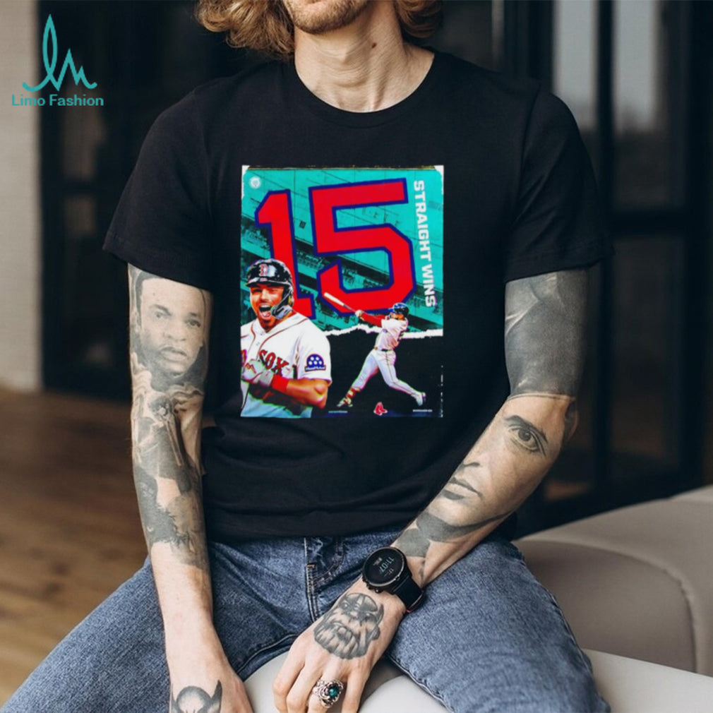 Boston Red Sox 15 Straight Wins Collage shirt