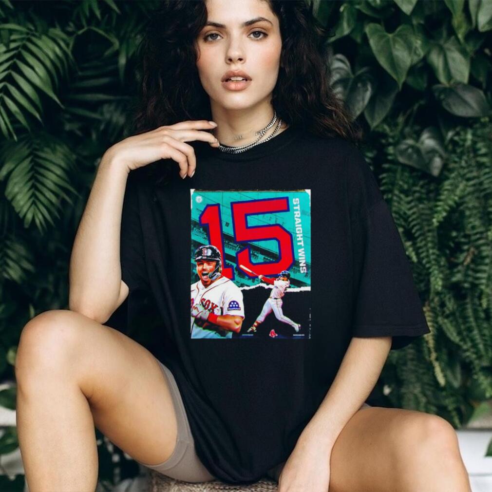 Boston Red Sox 15 Straight Wins Collage shirt