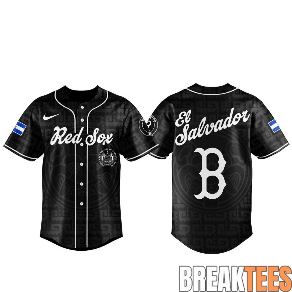 Boston Red Sox El Salvadoran Heritage Night 2026 Baseball Jersey