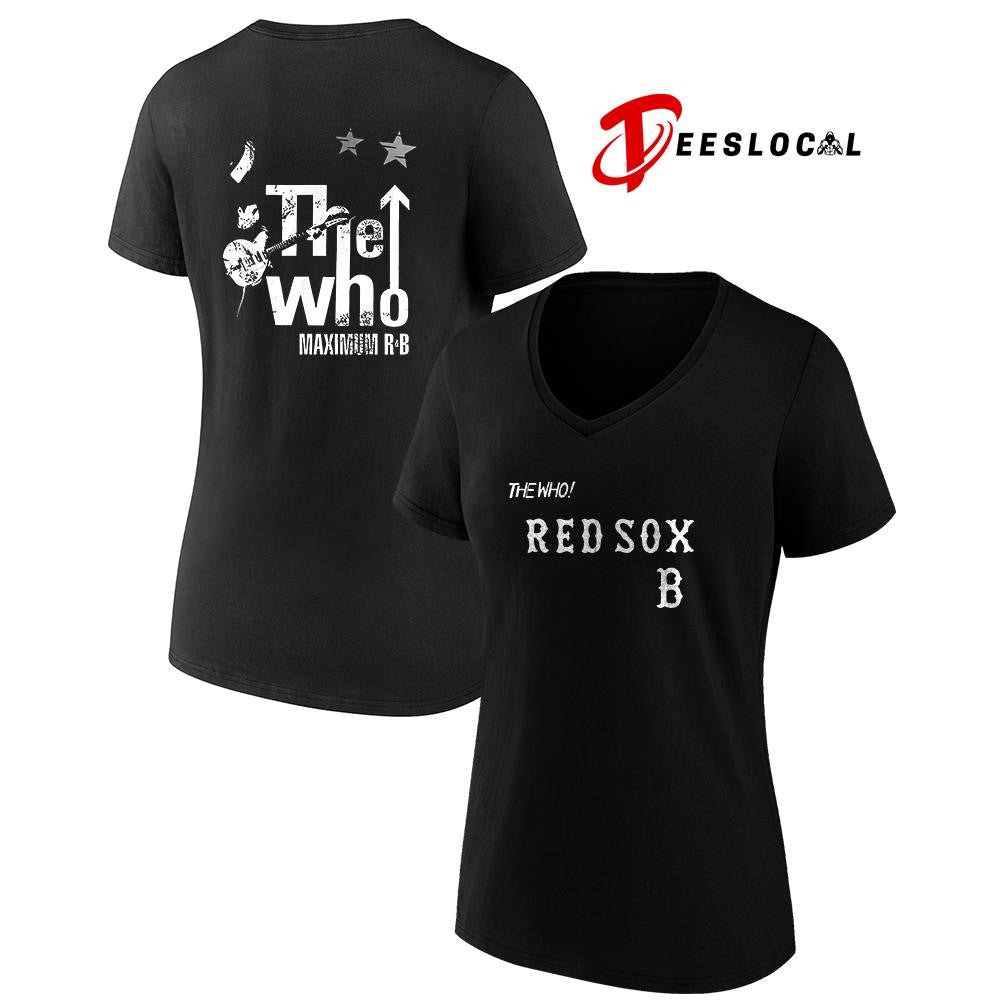 Boston Red Sox The Who Maximum R B North American Farewell tour graphic shirt