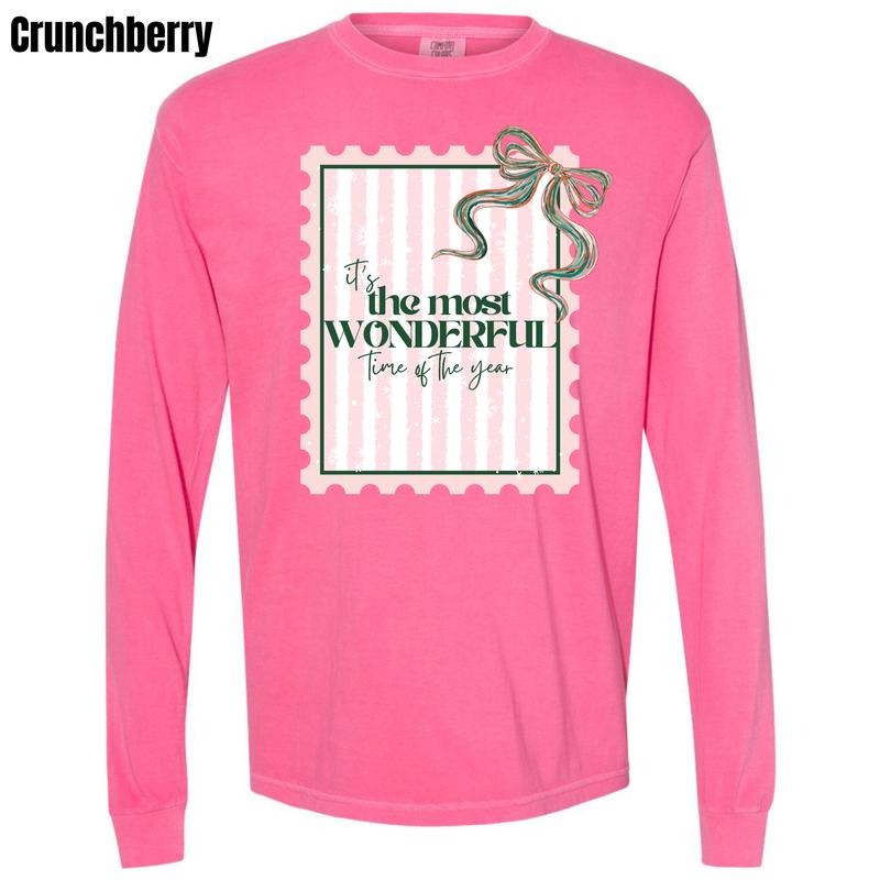 Boujee Wonderful Time Comfort Colors Long Sleeve T-Shirt 'PFNLB' Hoodie, Sweatshirt | PodTeesHub.com