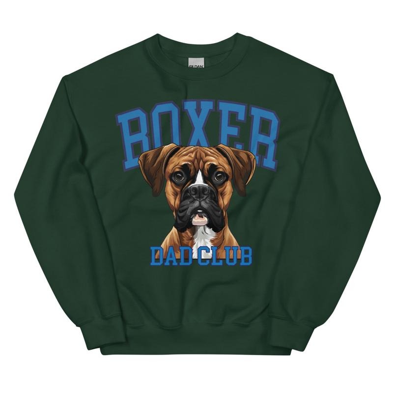 Boxer Dad Club Sweatshirt, Dog Dad T-Shirts, Hoodie | PodTeesHub.com
