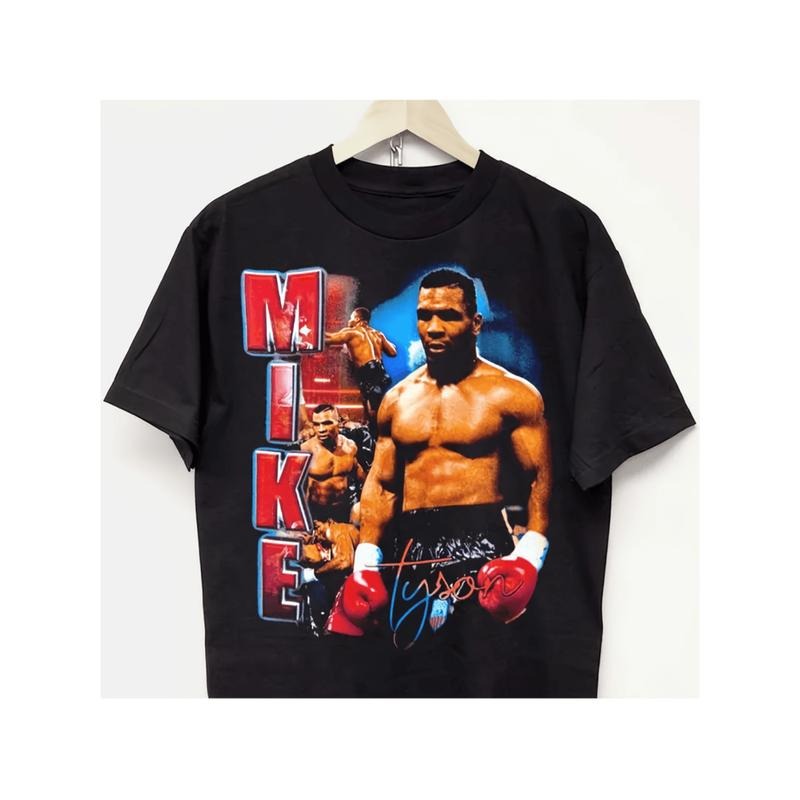 Boxing Legend Black Plus Size Cotton T Shirt For Men Loose Fit Comfortable Style Hoodie, Sweatshirt | PodTeesHub.com