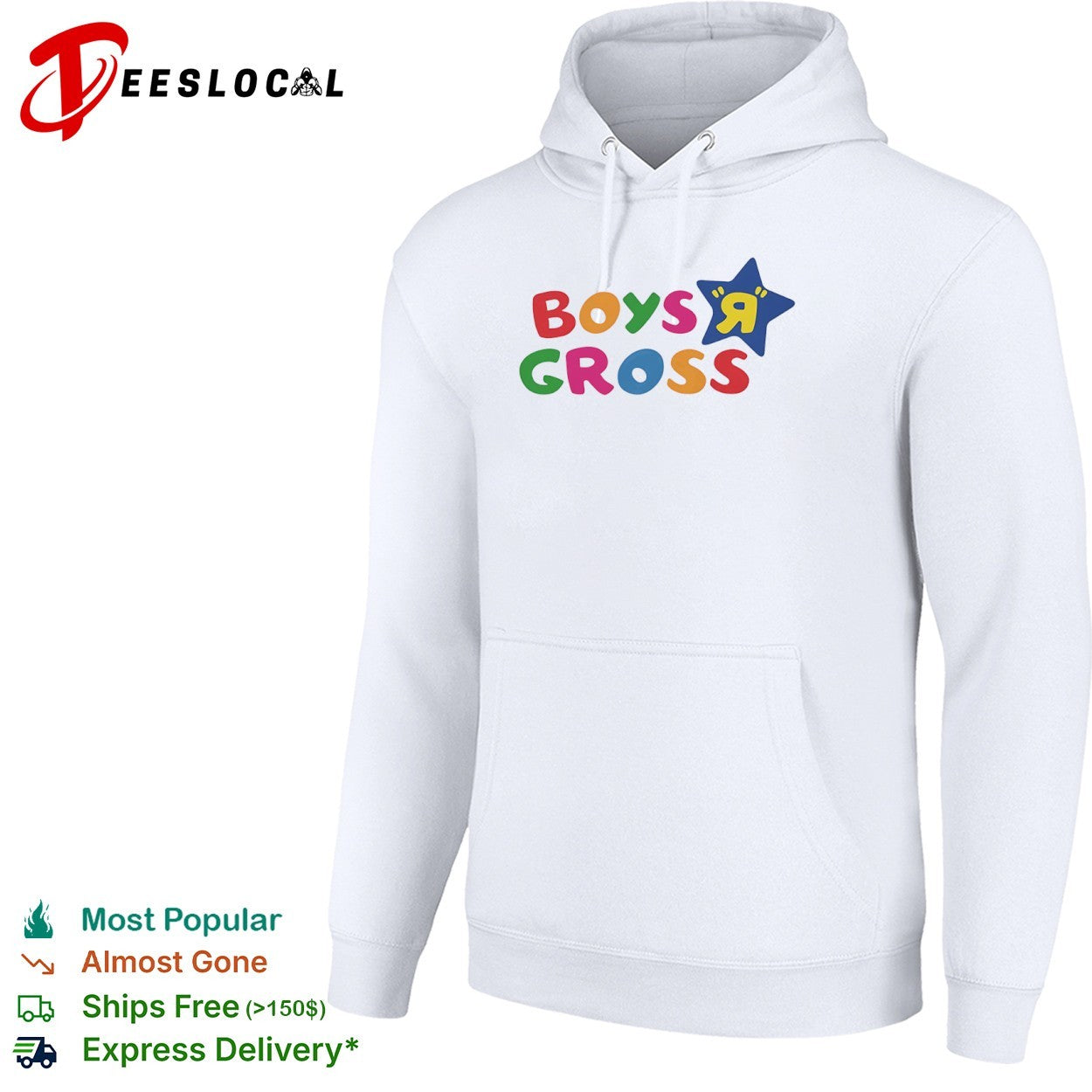 Boys R gross star shirt