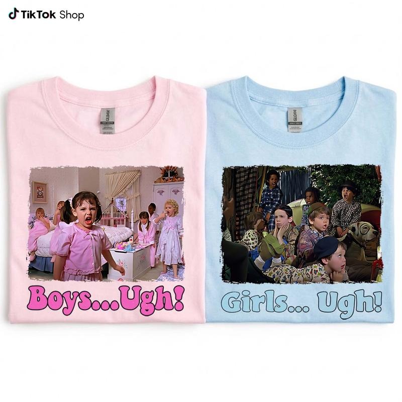 Boys Ugh and Girls Ugh T-Shirt, Valentine Day Little Rascals, 90's movie Retro Valentines Hoodie, Sweatshirt | PodTeesHub.com