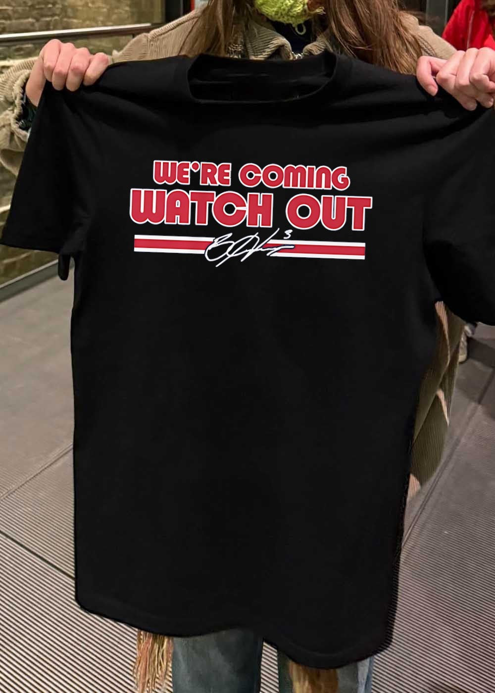 Brad Beal Signature We Are Coming Watch Out Washington Wizards T-Shirt