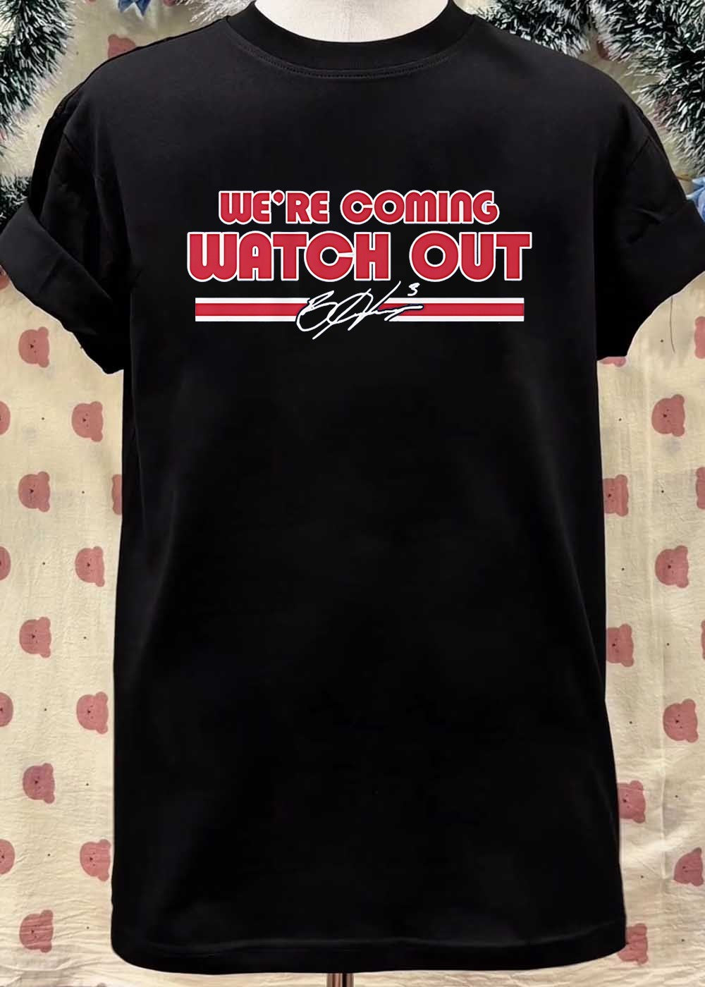 Brad Beal Signature We Are Coming Watch Out Washington Wizards T-Shirt