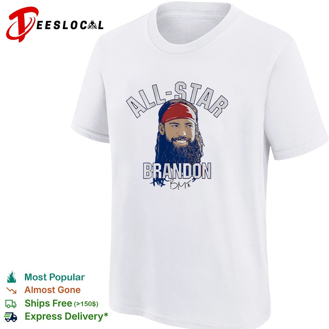 Brandon Marsh Philadelphia Phillies All-Star Brandon big head signature shirt