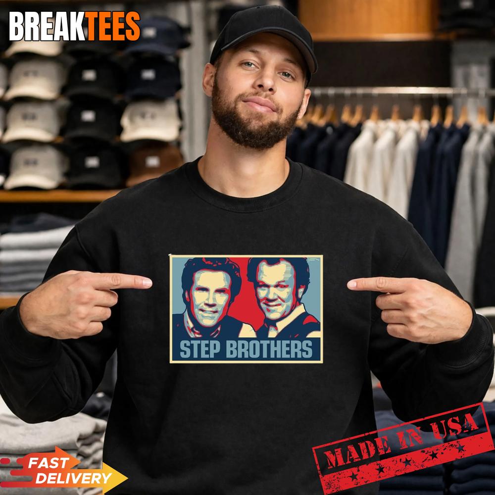 Brennan and Dale Prestige Worldwide Step Brothers T-Shirt