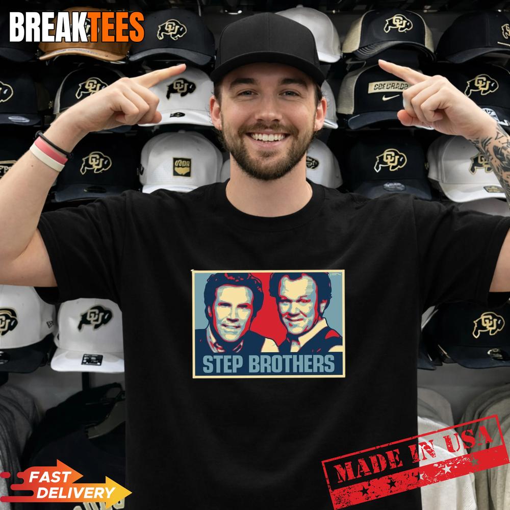 Brennan and Dale Prestige Worldwide Step Brothers T-Shirt