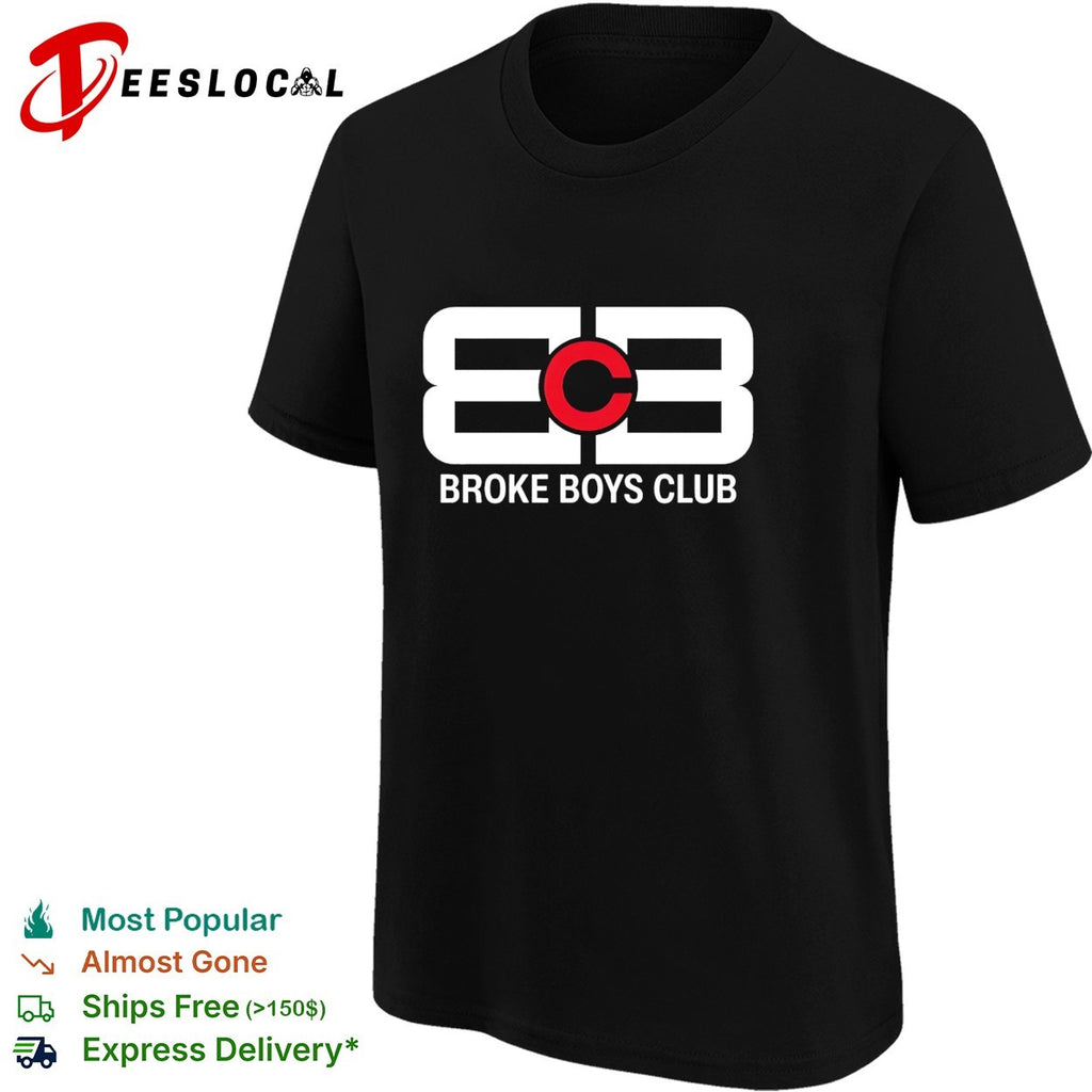 Broke Boys Club BBC logo parody shirt