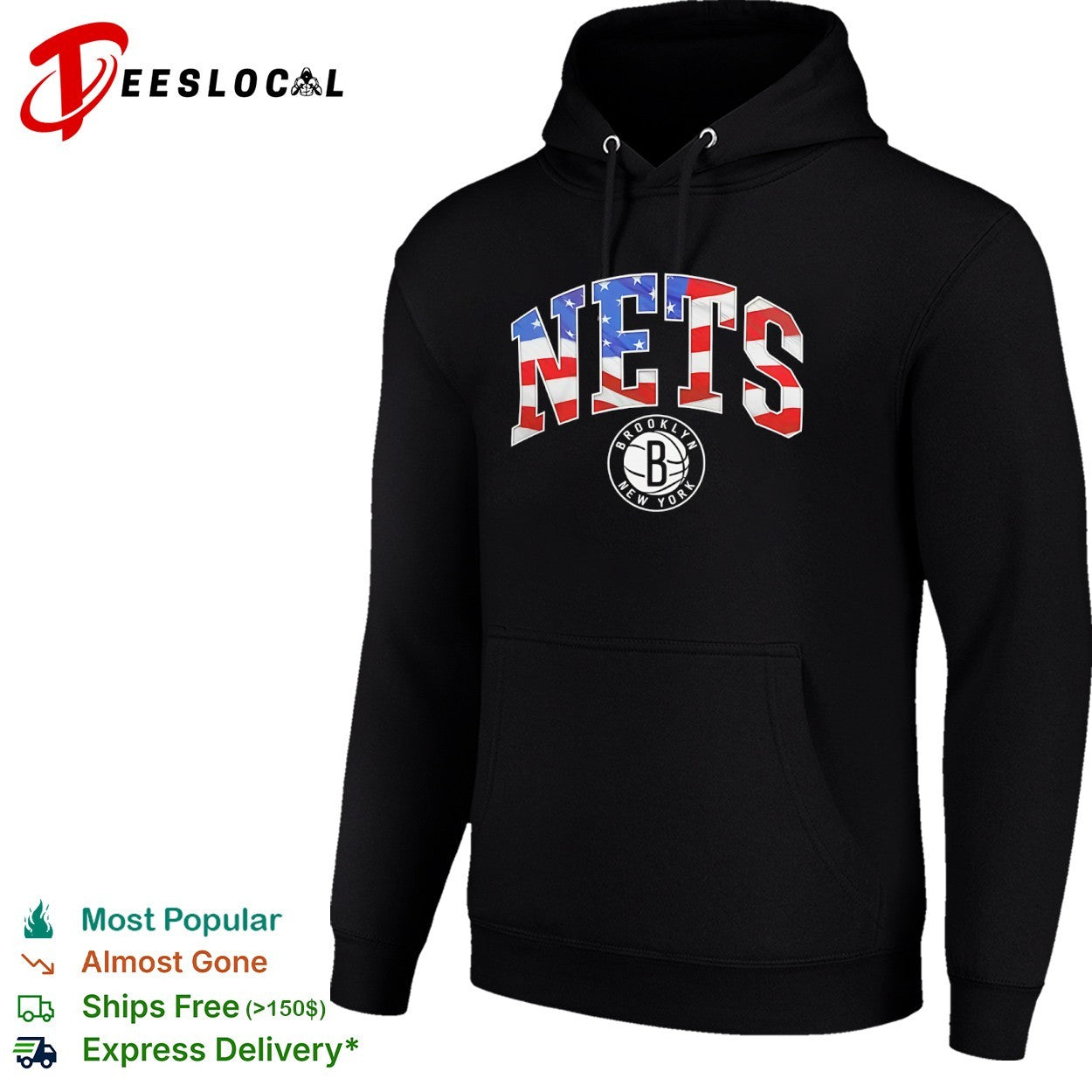 Brooklyn Nets American Flag Shirt