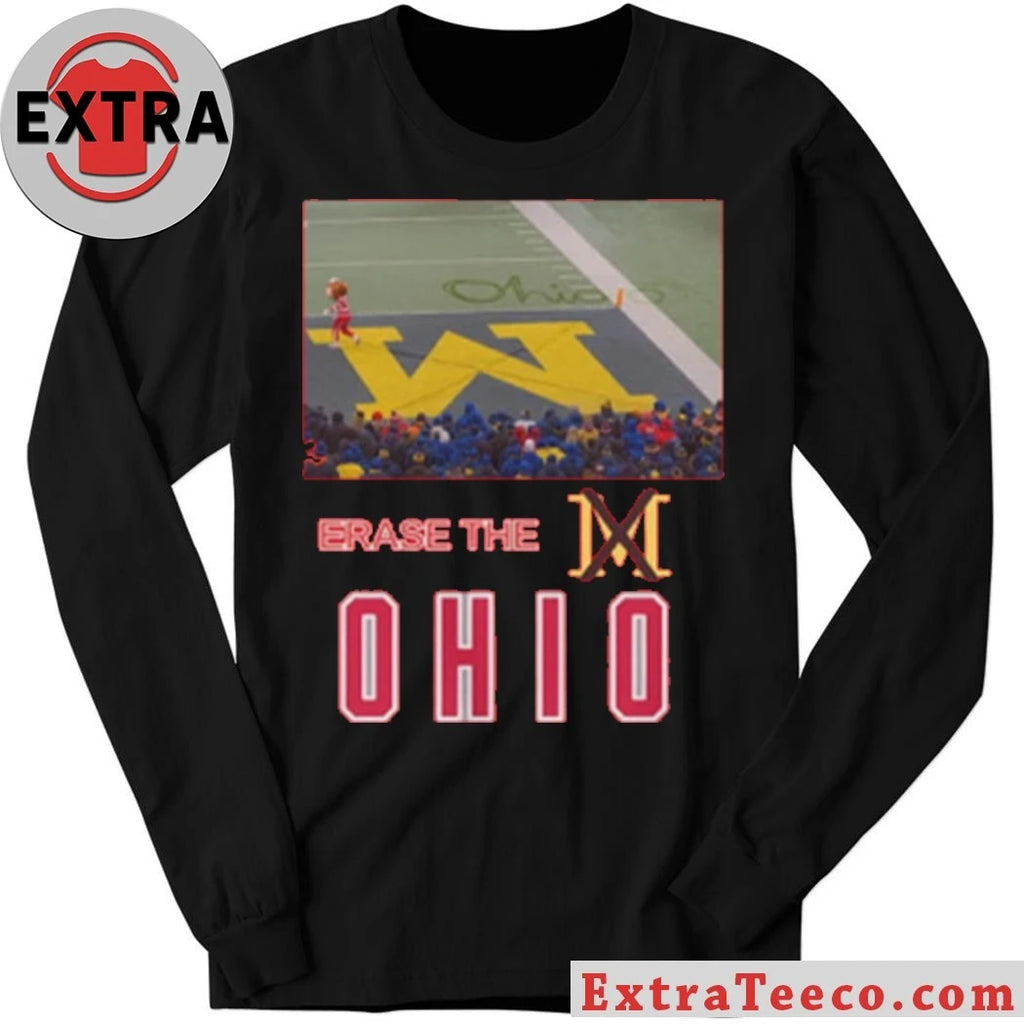 Brutus Buckeye Ohio State Snow Erase The M Shirt