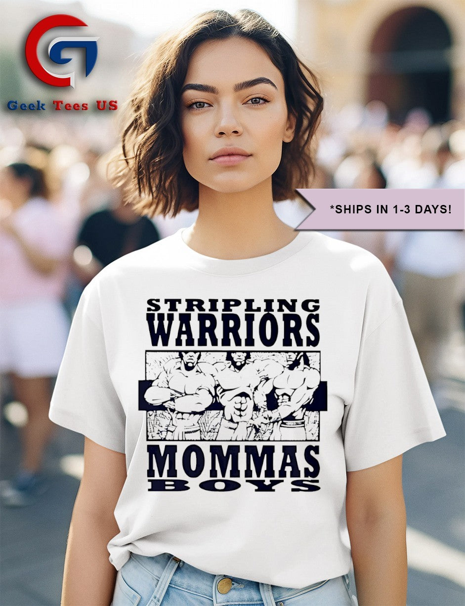 Bryce Harper wearing Stripling Warriors Mommas Boys shirt