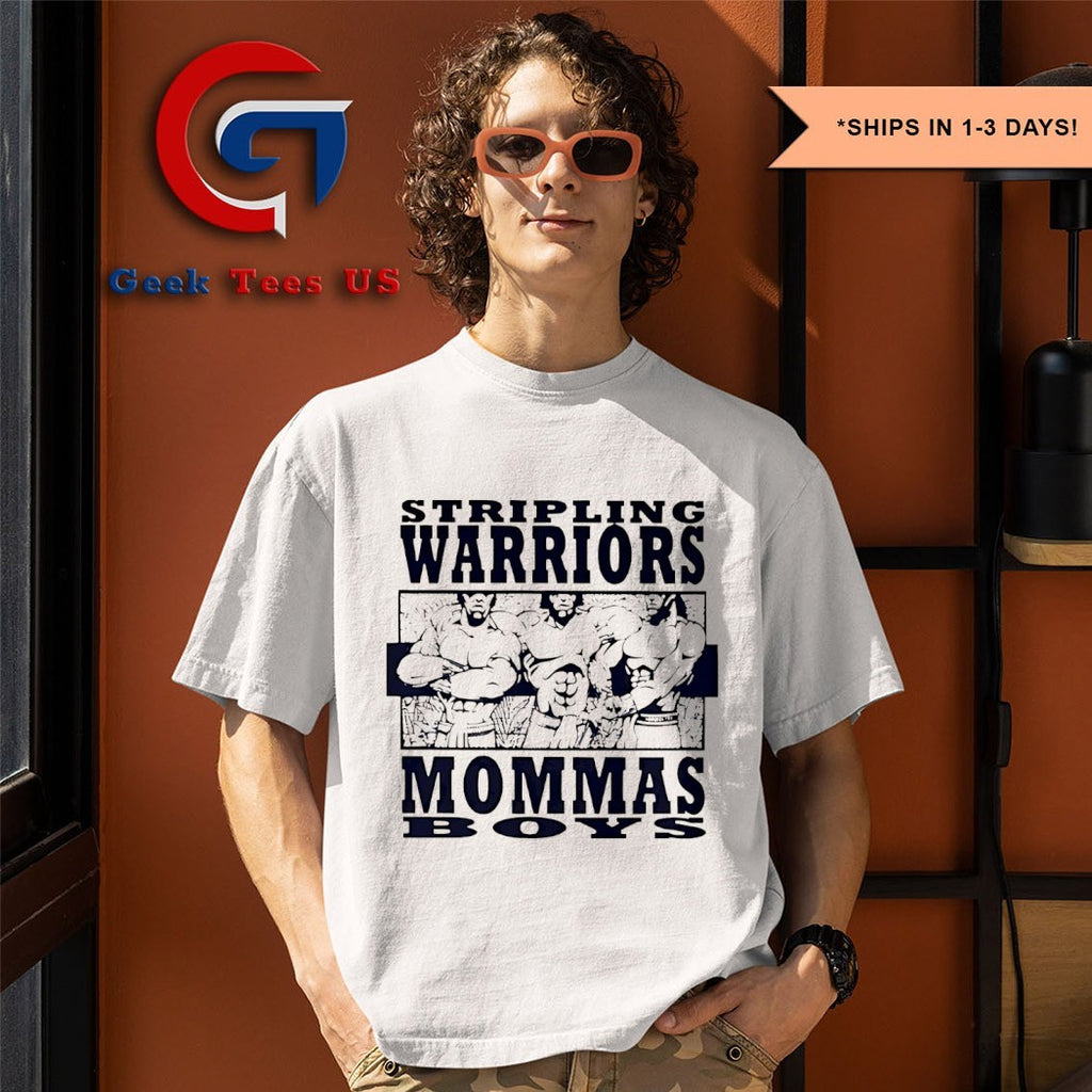 Bryce Harper wearing Stripling Warriors Mommas Boys shirt