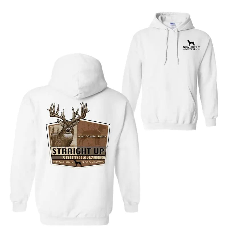 Buck Nothing Better, Trophy Buck Hunting Hoodie, Trendy Hoodie, Unisex Hoodie, Graphic Tees For Women And Men, Gifts For...