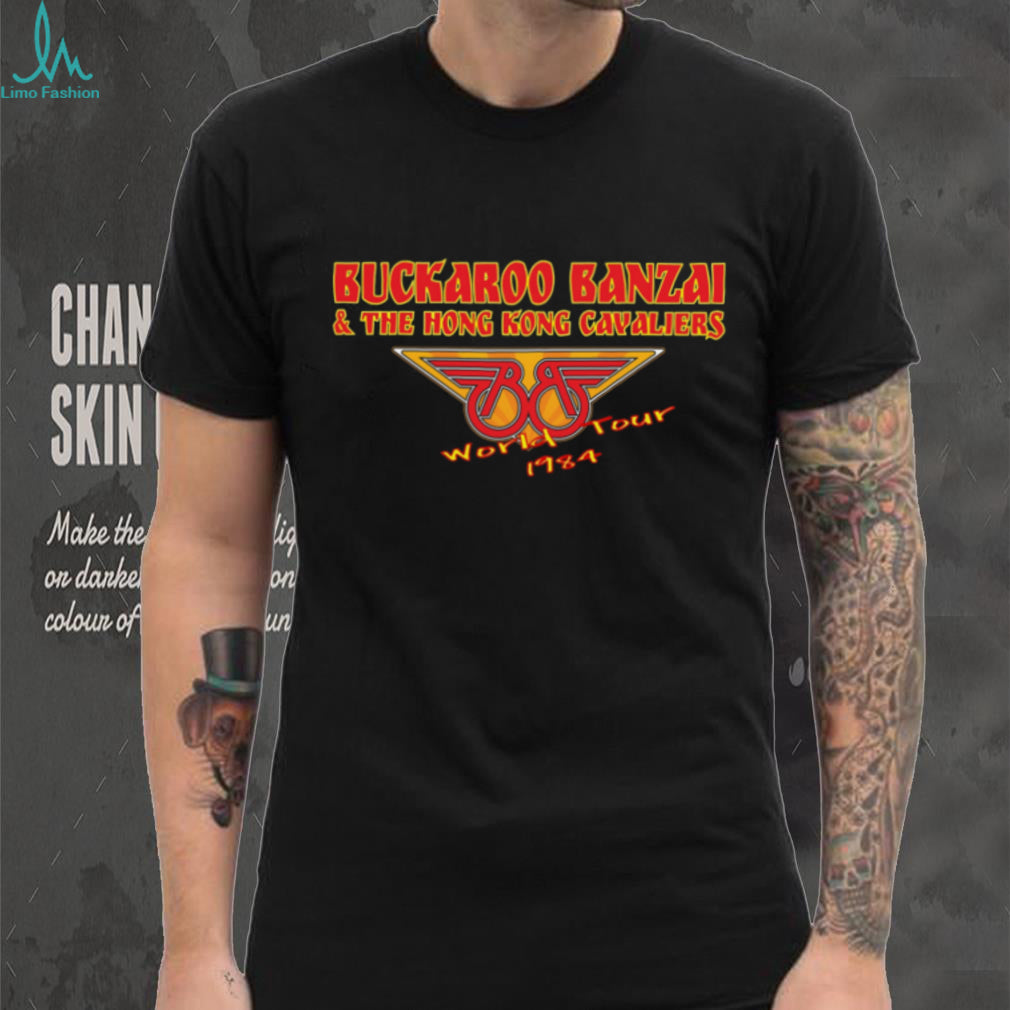 Buckaroo Banzai Hong Kong Cavaliers 1984 World Tour Vintage Style T Shirt