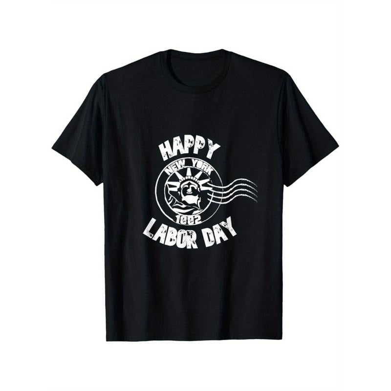 Burning Man1882 Labor Day Parade Commemorative T Shirt 100 Cotton Vintage Graphic Tee With Patriotic Print Regular Fit...