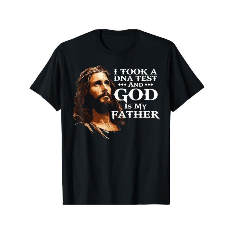Burning ManDNA Test And God Is Christianity T-Shirt Comfortable Stylish Family Clothing Black Hoodie, Sweatshirt