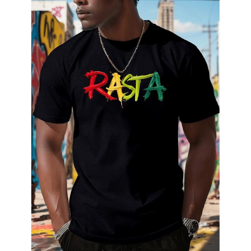 Burning ManRasta Geometric Print T-Shirt In Dark Grey Hoodie, Sweatshirt | PodTeesHub.com