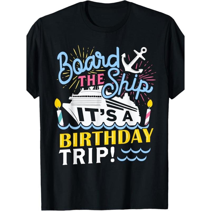 Burning ManVintage Style Cruise T-Shirt For Men And Women 100 Cotton Round Neck Short Sleeve Perfect Birthday Holiday...