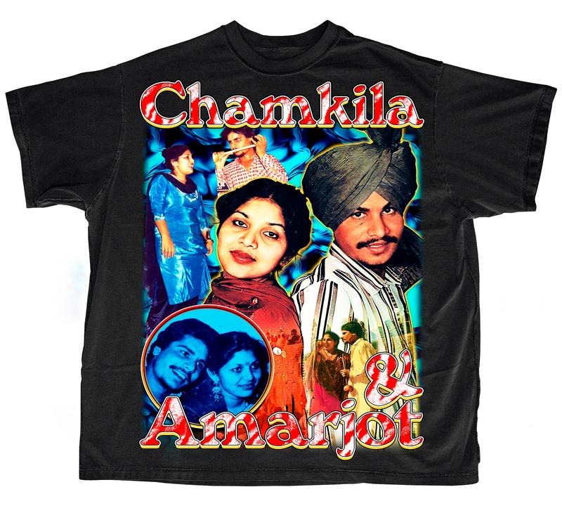 CHAMKILA & AMARJOT GRAPHIC TEE Hoodie, Sweatshirt | PodTeesHub.com