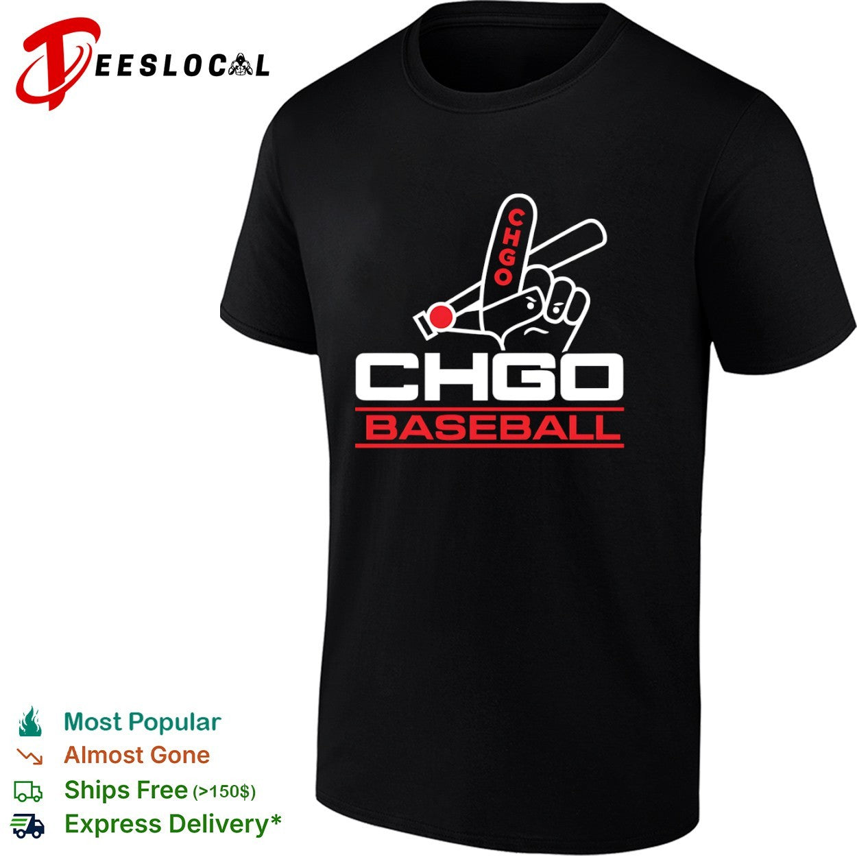 CHGO Baseball CHGO Logo Parody Chicago Sports shirt