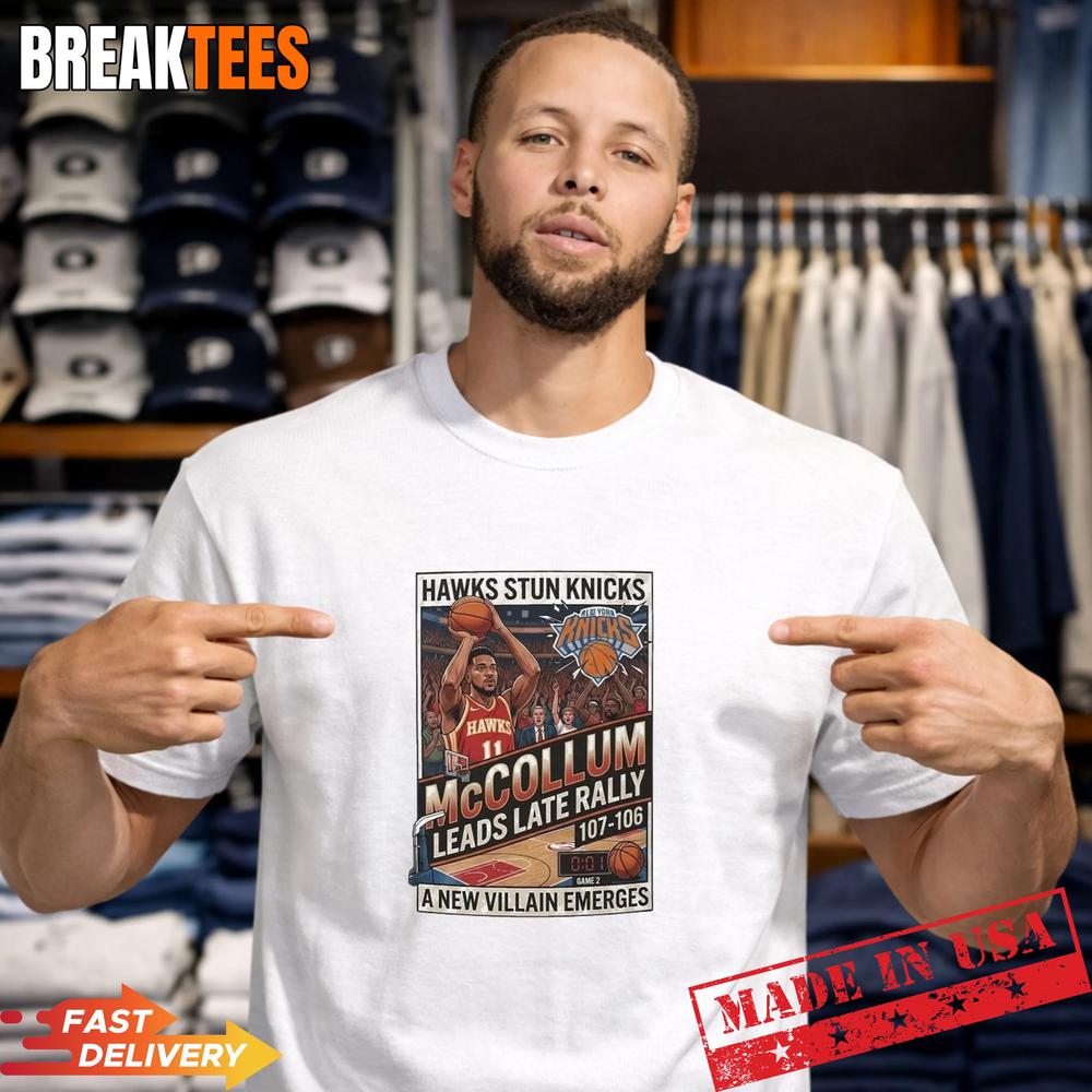 CJ McCollum Hawks Clutch Rally Knicks Stunner Edition T-Shirt