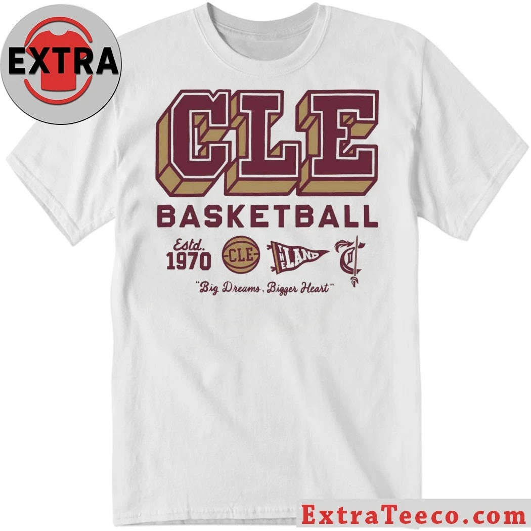 CLE Basketball Varsity Icons Big Dreams Bigger Hearts T-Shirt