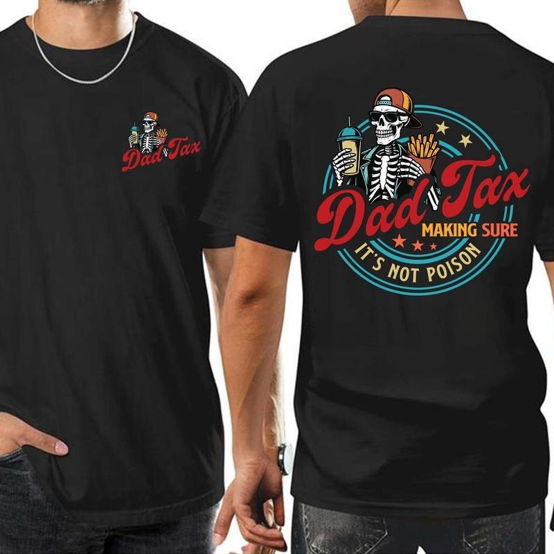 COD Dad Tax T-Shirt for Fathers Day - Funny Humorous Taxation Shirt Gift for Dad - 100% Cotton Unisex Fit
