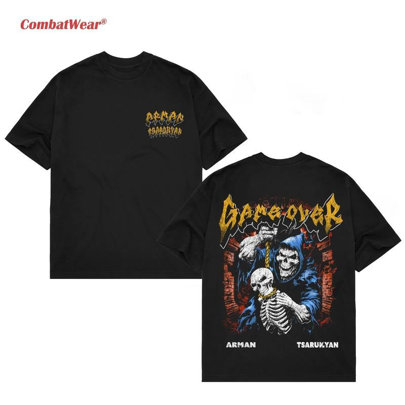 COMBATWEAR Arman Tsarukyan 'Hangman Hanged Arman" Tee, UFC Fight Night Shirt, UFC MMA Fan Custom Graphic Design, Gym...
