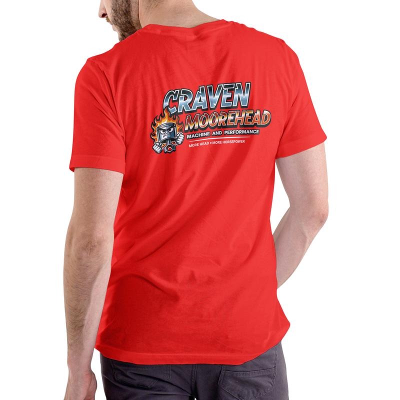 CRAVEN MOOREHEAD MACHINE AND PERFORMANCE Funny name T Shirt, Unisex Cotton Hoodie, Sweatshirt | PodTeesHub.com