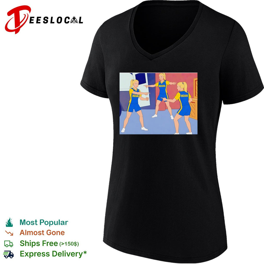 Caitlin Clark Indiana Fever Spider-Man pointing shirt