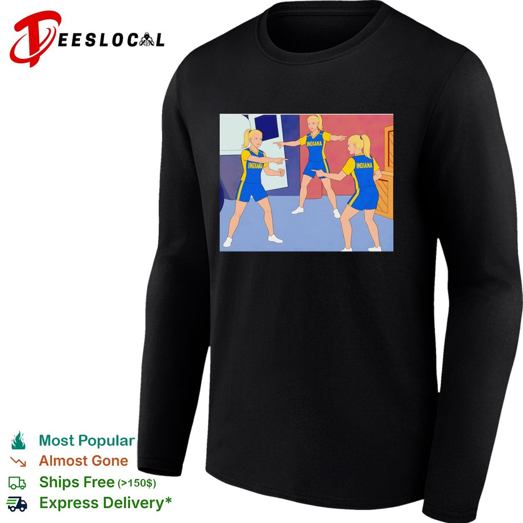 Caitlin Clark Indiana Fever Spider-Man pointing shirt
