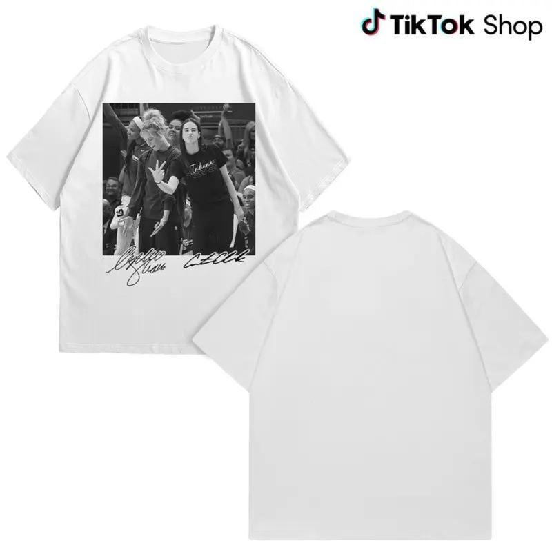 Caitlin Clark Sophie Cunningham Basketball Fan T-Shirt Unisex Cotton Classic Fit For All Seasons Hoodie, Sweatshirt